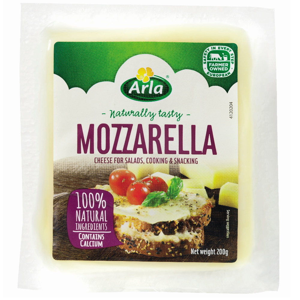 Arla Mozzarella Block 200gm MyGroser